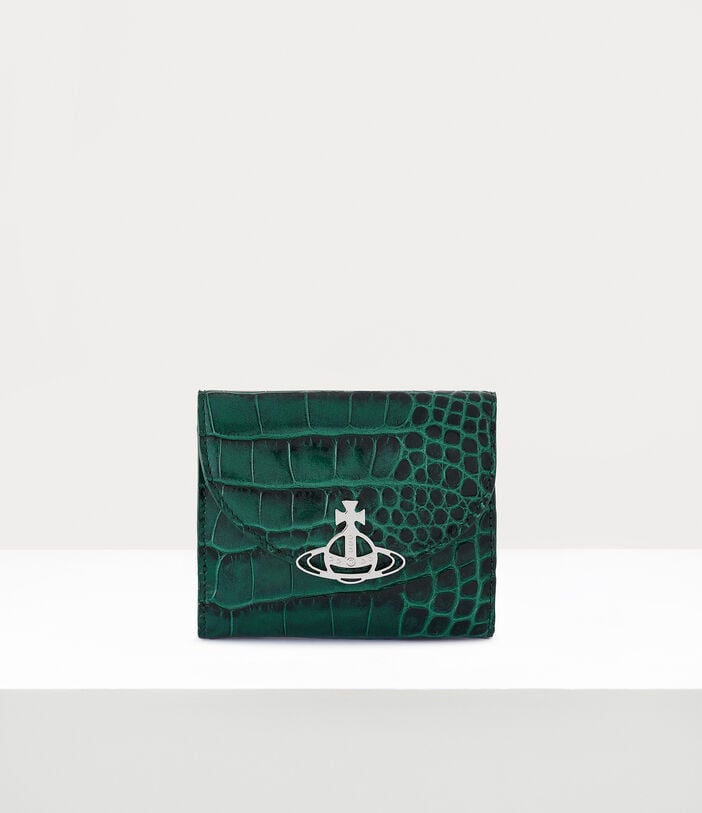 Vivienne Westwood CROCODILE HALF MOON WALLET